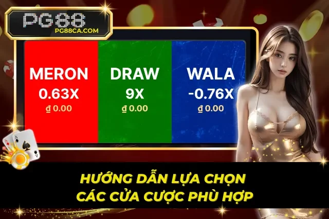 Các lựa chọn cược phù hợp với cược thủ