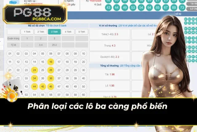 Các hình thức cược 3 càng được giới cược thủ yêu thích.